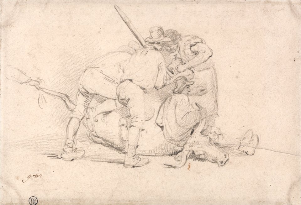 James Ward - Delivering a Calf - Google Art Project