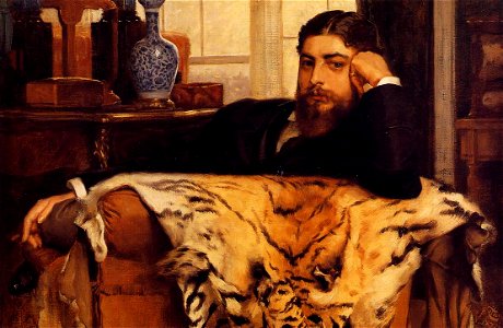James Tissot - Algeron Moses Marsden. Free illustration for personal and commercial use.