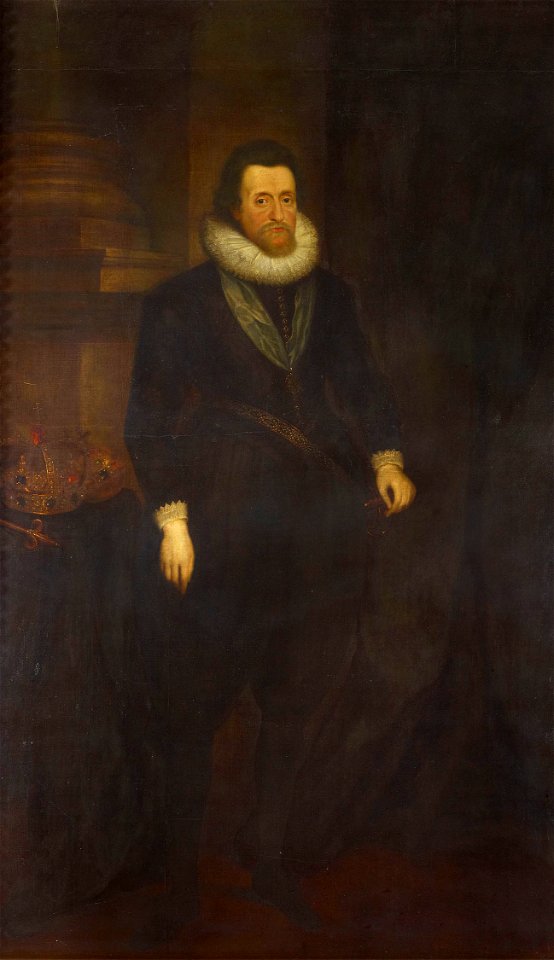 James VI and I (1566–1625), by after Anthony van Dyck
