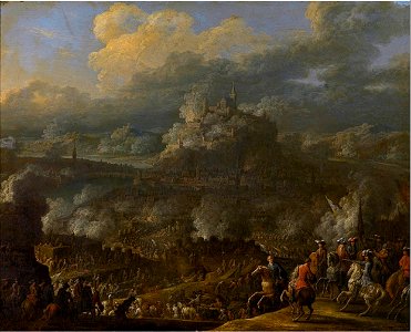 Jan Baptist van der Meiren - The siege of Koblenz by Turenne