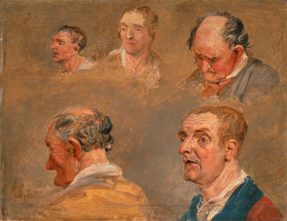 James Ward - Studies of Jacky Turner and the Reverend Charles Hope's Gardener - Google Art Project