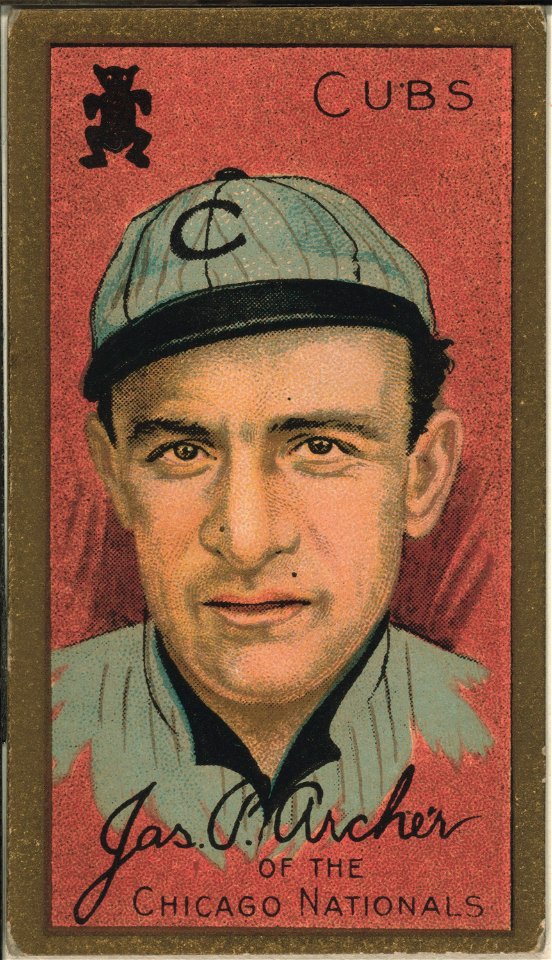 James P. Archer, Chicago Cubs, baseball card portrait LCCN2008677457
