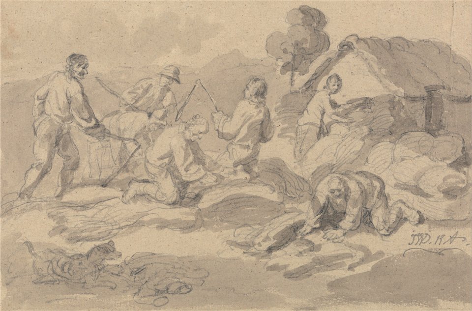 James Ward - Farm Workers Flailing Corn - Google Art Project