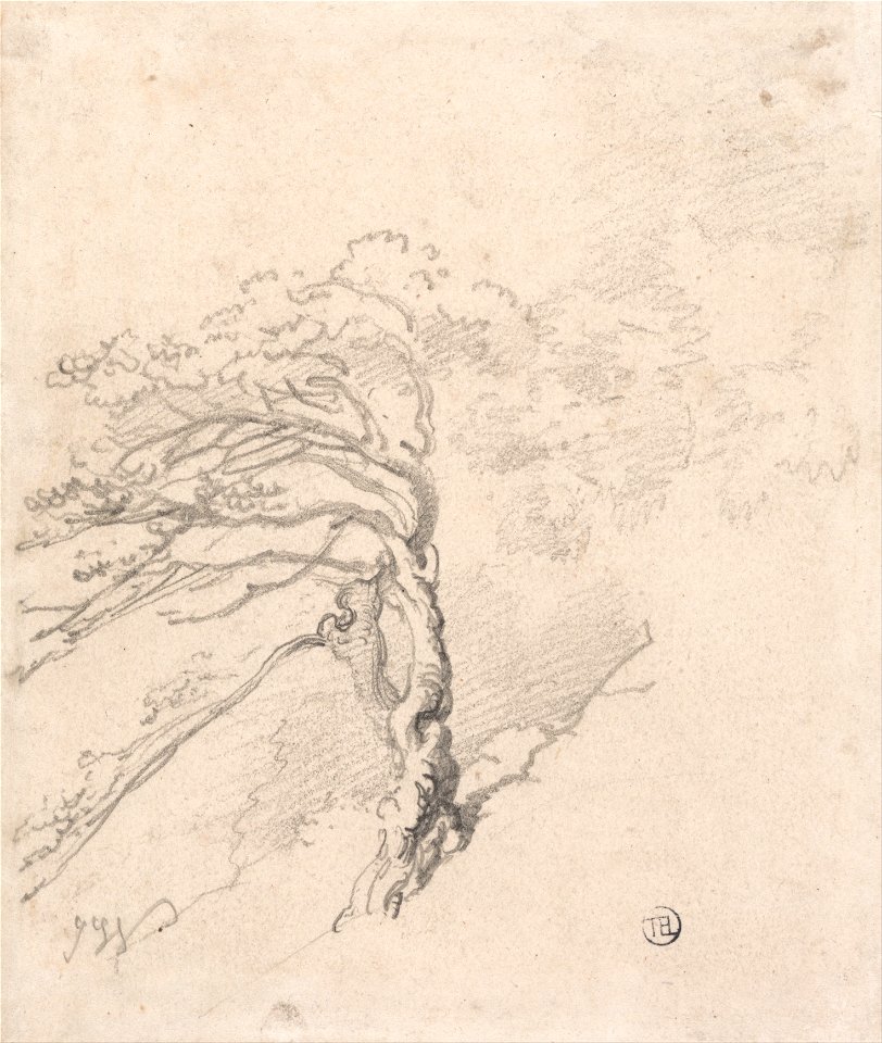 James Ward - Tree on a Hillside - Google Art Project