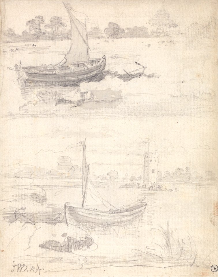 James Ward - Studies of Boats on a Riverside - Google Art Project