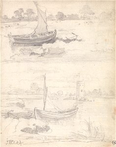James Ward - Studies of Boats on a Riverside - Google Art Project