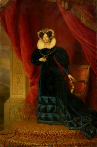 Jan Baptist van der Hulst - Portrait of Luise Wilhelmine of Prussia, queen of the Netherlands, wife of William I - M.Ob.2532 MNW - National Museum in Warsaw