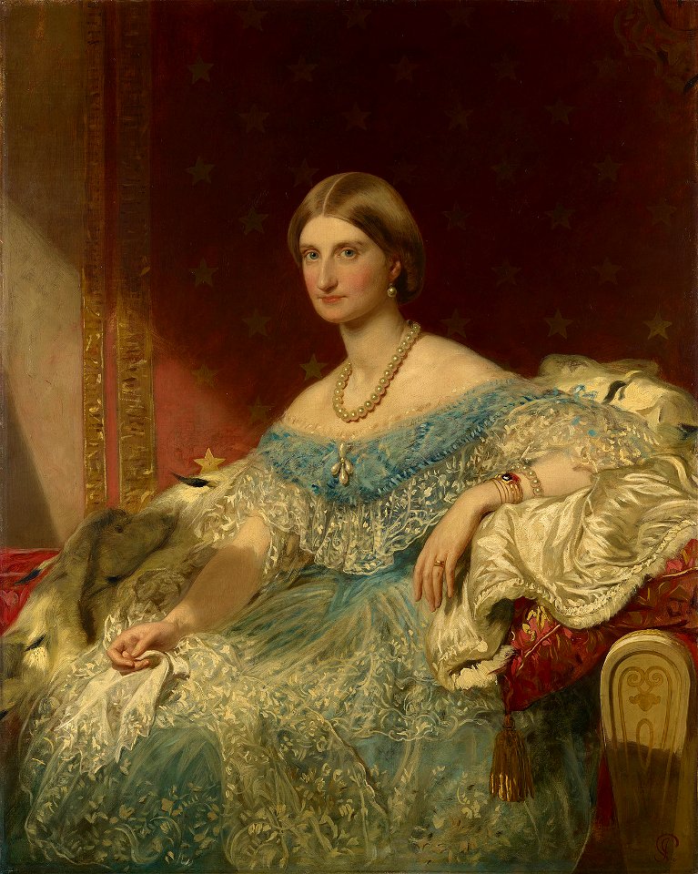 James Sant (1820-1916) - Marie Caroline, duchesse d' Aumale (1822-1869) - RCIN 405451 - Royal Collection