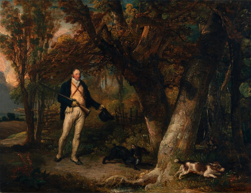 James Ward - The Reverend Thomas Levett and favourite dogs, cock-shooting - Google Art Project