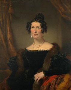 Jan Adam Kruseman - Jacoba E. Willet-Swarts (1799-1869), echtgenote van Dr. Abraham Willet (1790-1851) - SA 55033 - Amsterdam Museum