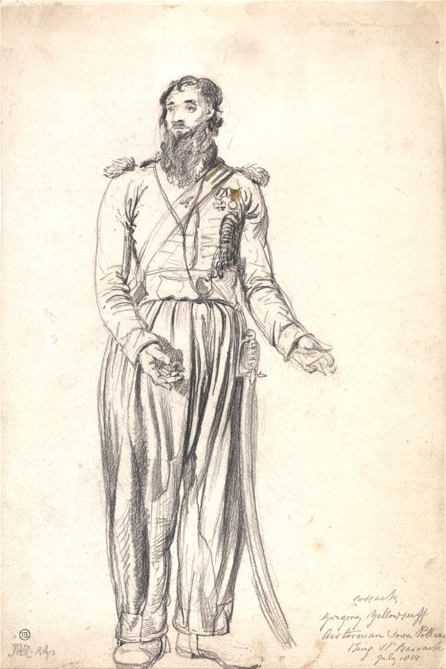 James Ward - The Cossack, Gregory Yelloserf, July 1814 - Google Art Project