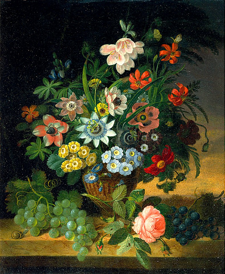 James Sillett - Flowers and Fruit