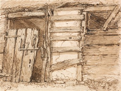 James Ward - An Outhouse Wall - Google Art Project