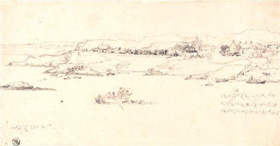 James Ward - Coastal Village with Fishing Boats - Google Art Project