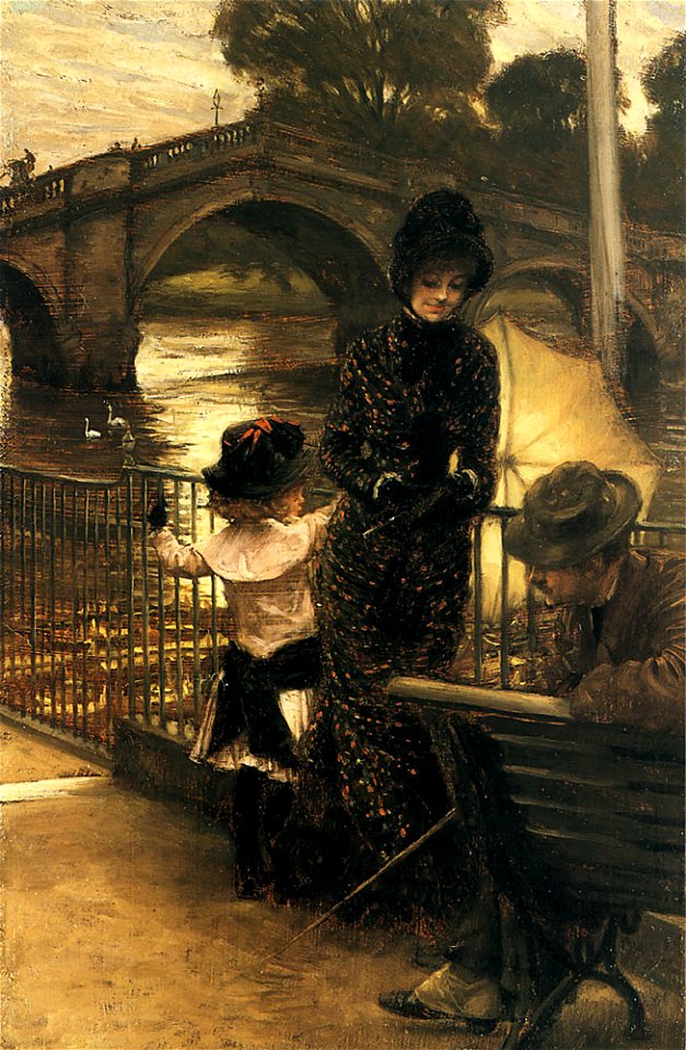 James Tissot - By the Thames at Richmond