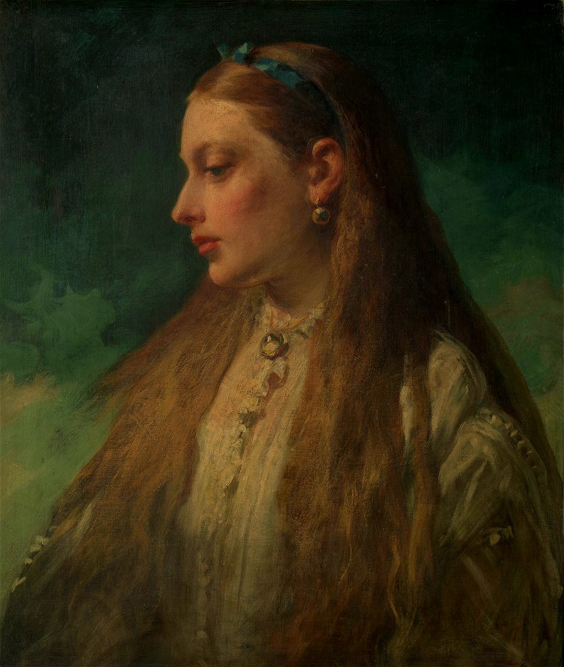 James Sant (1820-1916) - Princess Beatrice (1857-1944), later Princess Henry of Battenberg - RCIN 404297 - Royal Collection