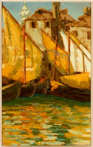 Jan Bohuszewicz - Sails in the sunshine – Chioggia - MPW 3437 MNW - National Museum in Warsaw