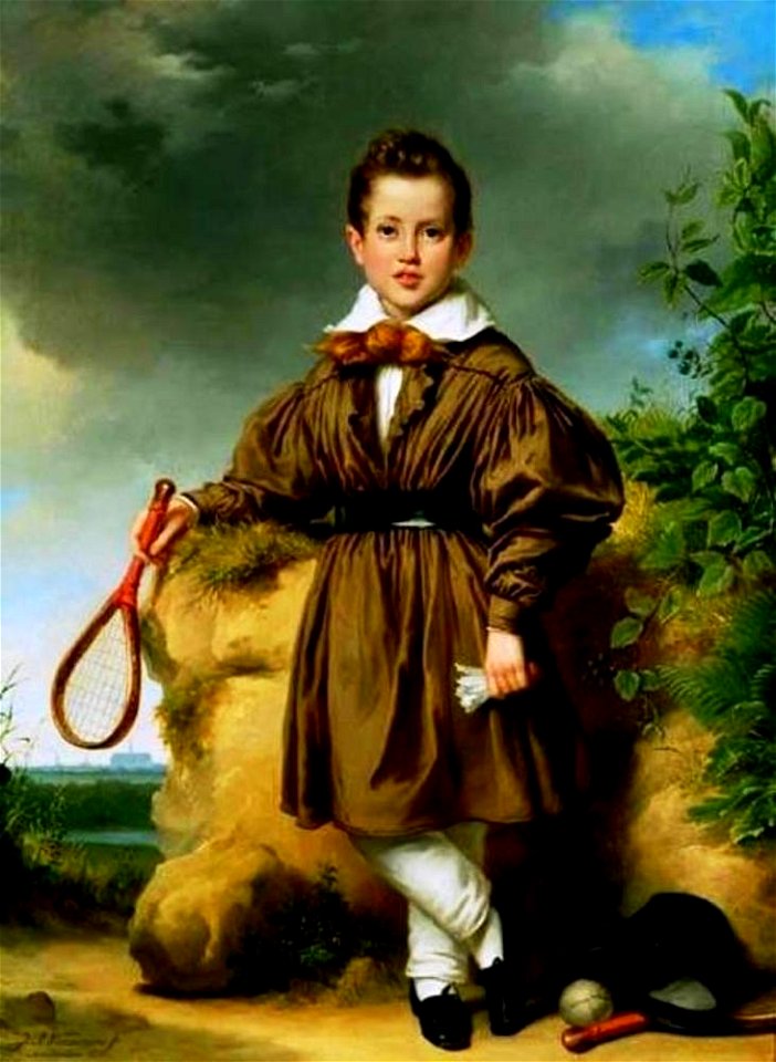Jan Adam Kruseman - Portret van Jan Philip Francois van der Vinne (1825-1843) - os I-237 - Frans Hals Museum