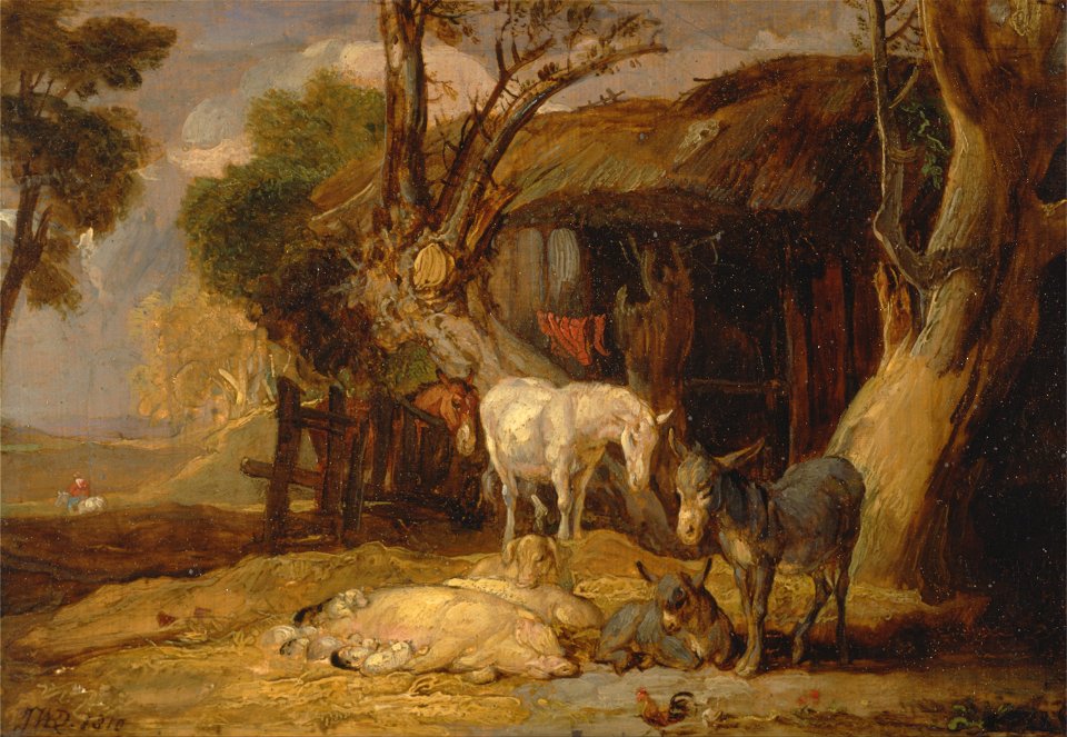 James Ward - The Straw Yard - Google Art Project