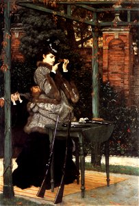 James Tissot - At the Rifle Range