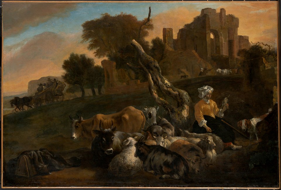 Jan Baptist Weenix - Landscape with Shepherde - 1960.39 - Yale University Art Gallery