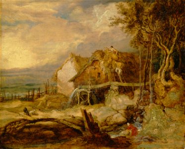 James Ward - An Overshot Mill - Google Art Project