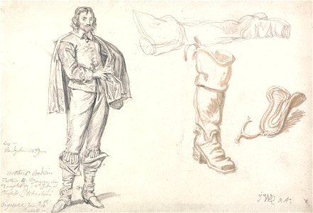 James Ward - Studies after Anthony van Dyck's Portrait of Arthur Goodwin - Google Art Project