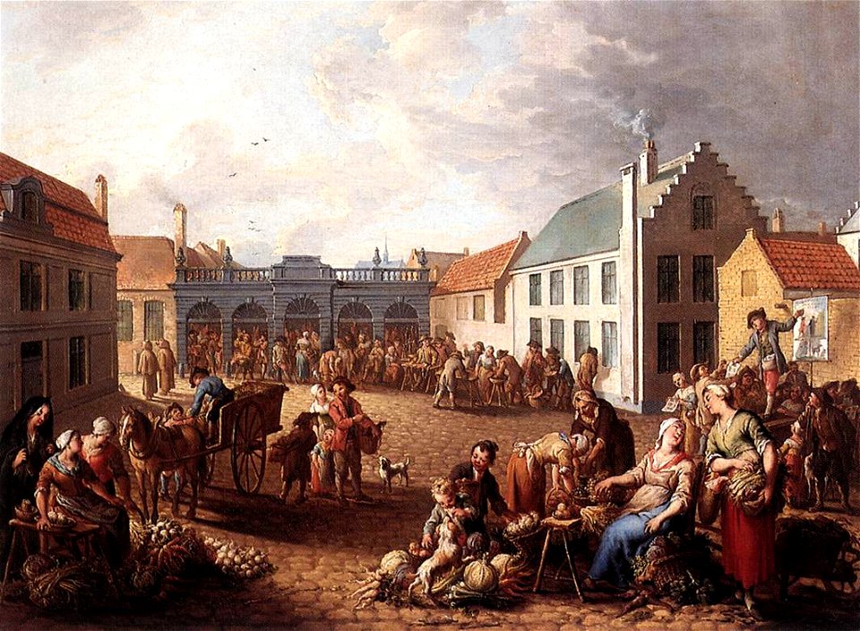 Jan Antoon Garemijn - The Pandreitje in Bruges - WGA08468