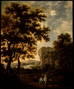 Jan Both - Rocky landscape with a horseman - M.Ob.2391 MNW - National Museum in Warsaw