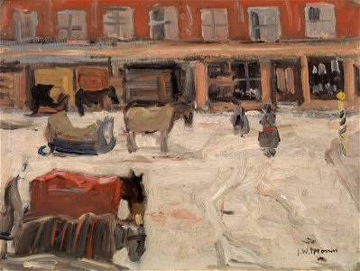 James Wilson Morrice - Snow Scene - BF2053 - Barnes Foundation
