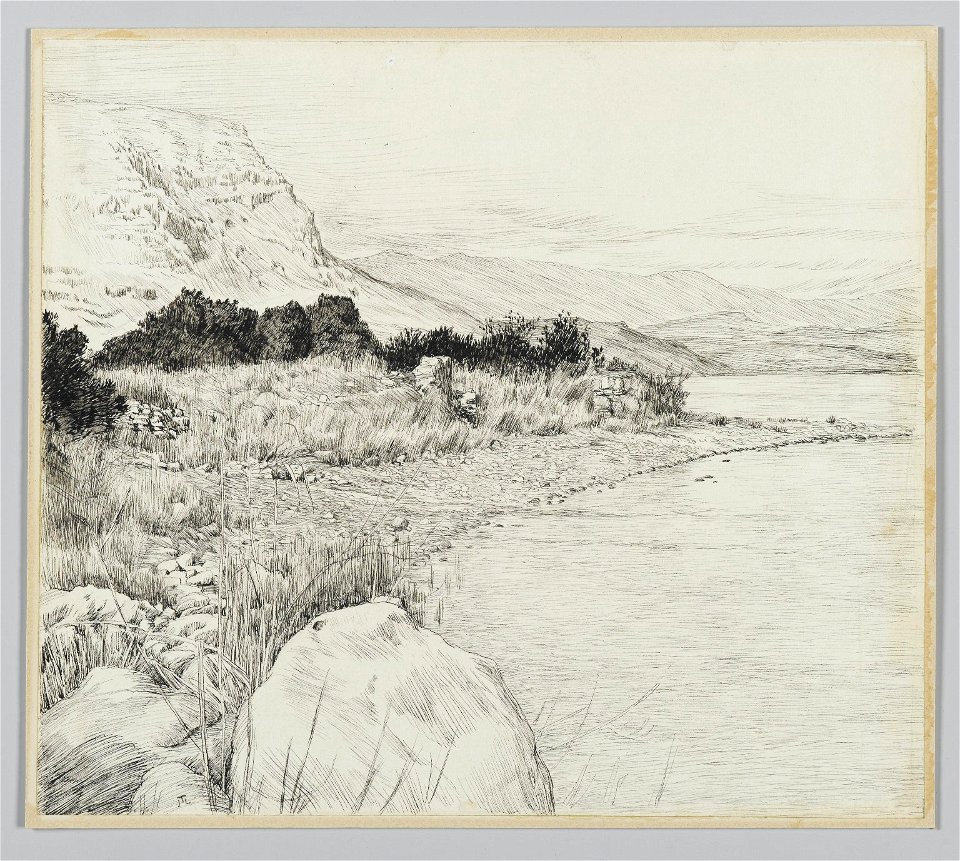James Tissot. Sea of Tiberias. 1880s