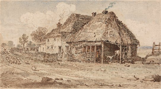 James Ward - Cottage and Farm Buildings - Google Art Project