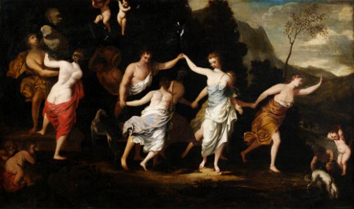 Jan Boeckhorst (circle) Bacchanal