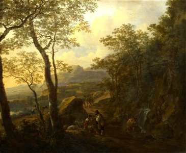 Jan Both - Italianiserend berglandschap met figuren - NG956 - National Gallery