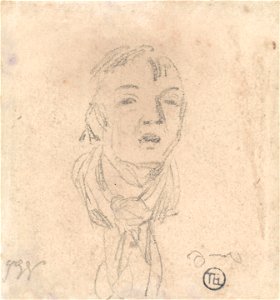 James Ward - Head of a Man Wearing a Loose Scarf - Google Art Project