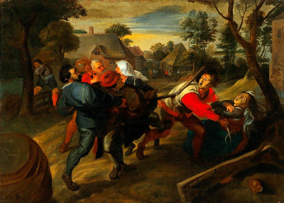 Jan Brueghel (II) - A village brawl