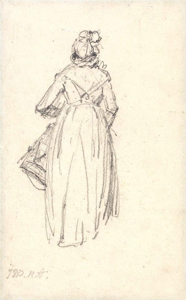 James Ward - Woman Standing, Seen from the Back - Google Art Project