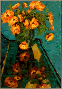 Jan Bohuszewicz - Bouquet of camomiles and a piano - MPW 3533 MNW - National Museum in Warsaw