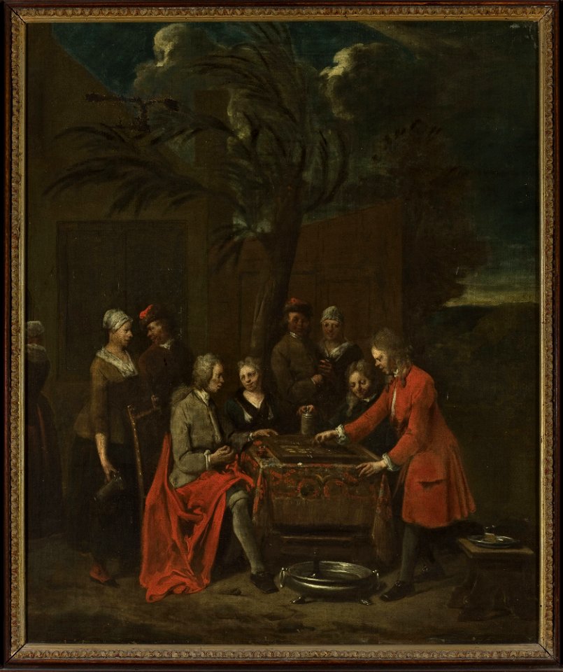 Jan Baptist Lambrechts - Company playing - M.Ob.1711 MNW - National Museum in Warsaw