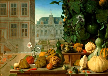 Jan Anton van der Baren - Still Life with Pumpkins