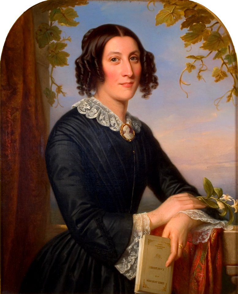 Jan Adam Kruseman - Henriette Elisabeth Jacqueline Bienfait (1824-1859), vrouw van Petrus Augustus de Genestet - 4683 - Rijksmuseum Twenthe