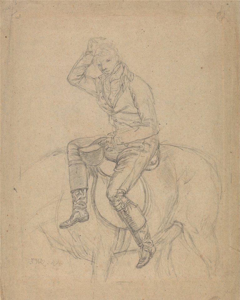 James Ward - Sir Charles Blunt at the Death of the Boar- a Study for One of a Set of Four Paintings by Ward execu... - Google Art Project