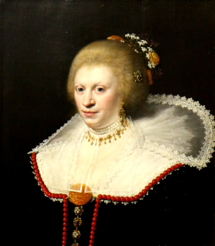 Jan Antonisz. van Ravesteyn-Portrait de femme