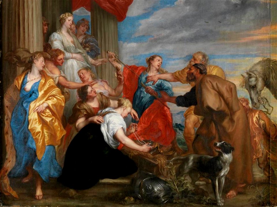 Jan Boeckhorst - Achilles amongst the Daughters of Lycomedes