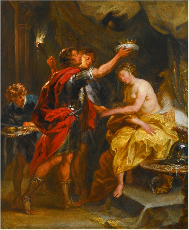Jan Boeckhorst - Alexander the Great crowns Roxana