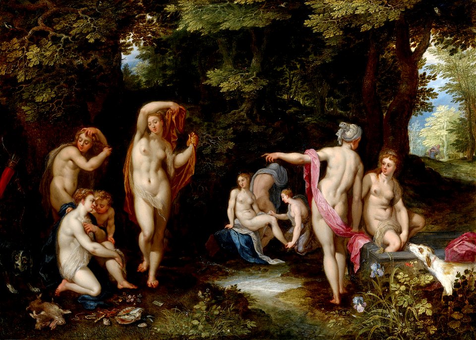 Jan Brueghel the Elder, with figures by an unidentified painter - Diana and Actaeon - BF.2010.2 - Museum of Fine Arts