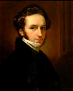 Jan Adam Kruseman - Zelfportret van Jan Adam Kruseman (1804-1862) - os 78-378 - Frans Hals Museum