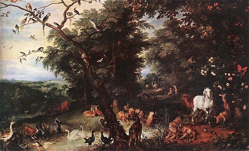 Jan Brueghel (I) - The Original Sin - WGA3565