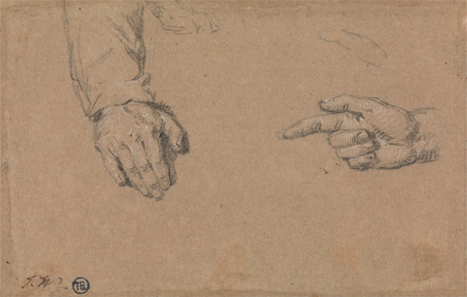 James Ward - Studies of Hands - Google Art Project
