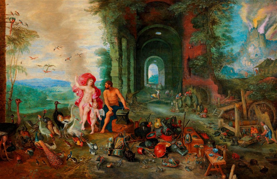 Jan Breughel (II) - An Allegory of Air and Fire